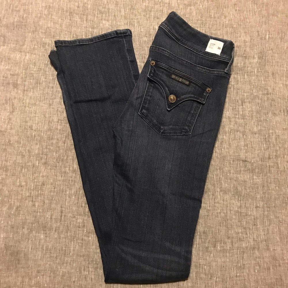 Hudson midrise “Beth” Baby Boot Jeans